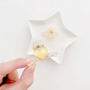 Lady Hair Claw Heart Pair (LHP9420)
